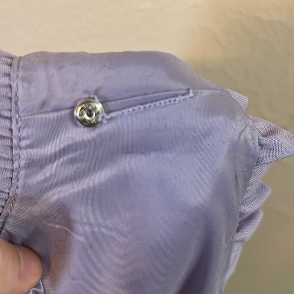 J. Crew Lavender Sleeveless Ruffle Trim Shift Wool Dress 4P - Picture 11 of 12